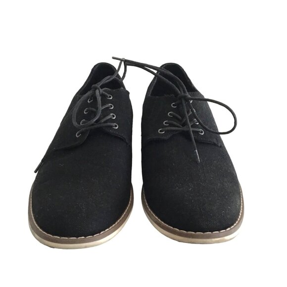 PERRY ELLIS- MENS BLACK COMFY LACE UP SHOES SIZE 11.5 - Picture 3 of 8